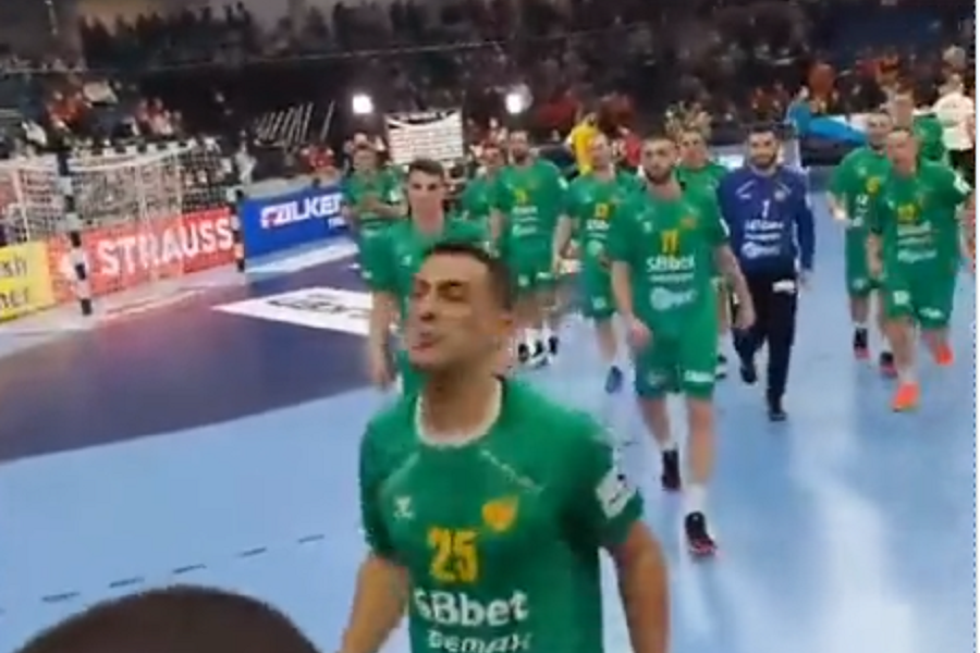 SKANDAL Rukometaš Crne Gore pljunuo navijača Makedonije (VIDEO)