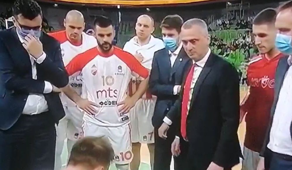PUKAO MU FILM Radonjić viknuo na tajm-autu, pa zaćutao (VIDEO)