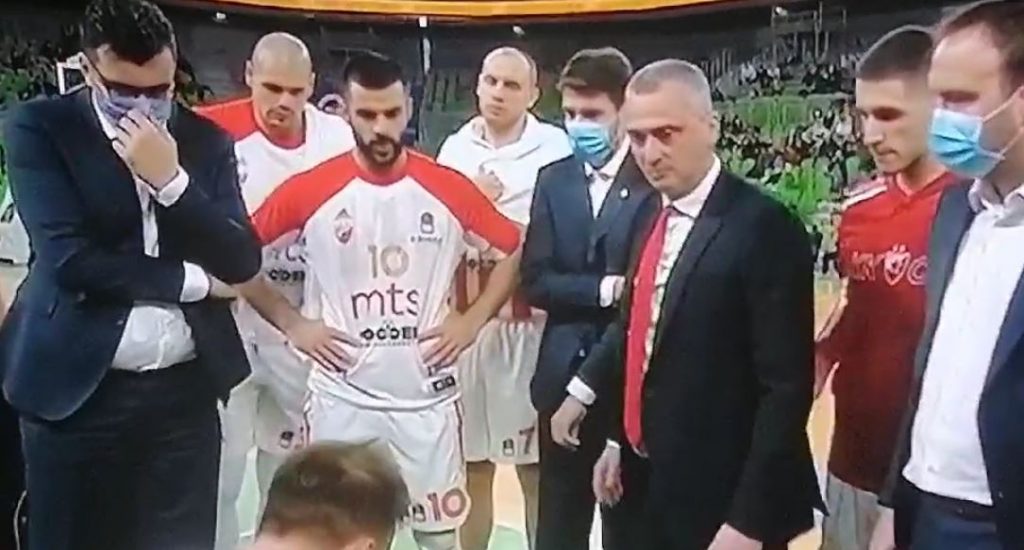 PUKAO MU FILM Radonjić viknuo na tajm-autu, pa zaćutao (VIDEO)