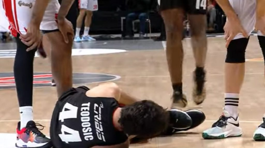 NEVOLJA Teodosić ležao na parketu u bolovima, stepen povrede još nije poznat (VIDEO)