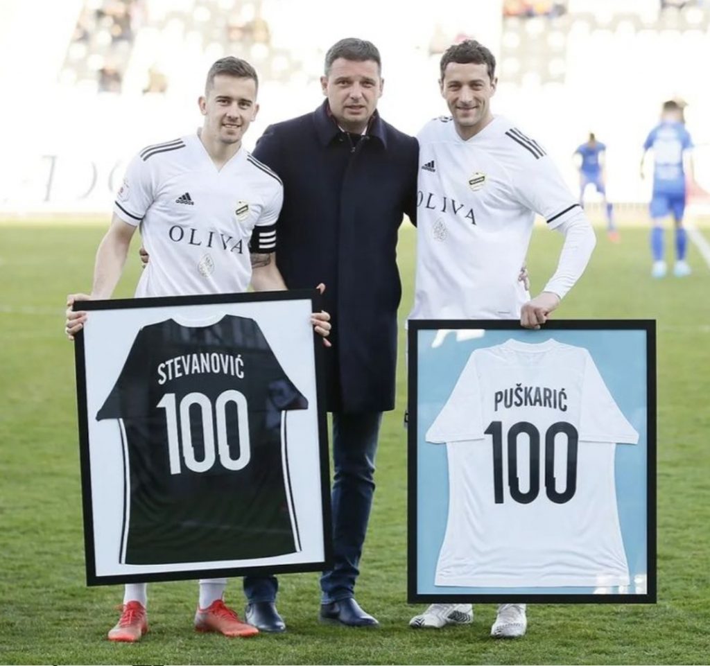 Puškarić i Stevanović u „klubu 100“ Čukaričkog