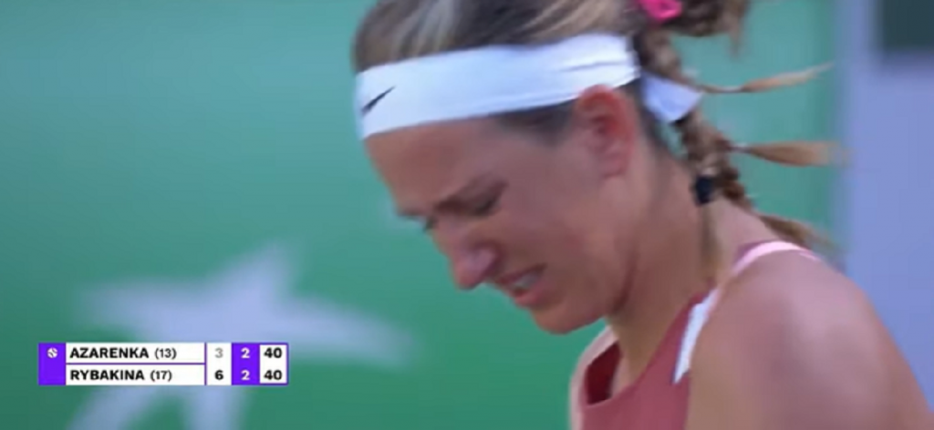 AU, KAKAV DAN U INDIJAN VELSU!? Azarenka posle duple servis greške briznula u plač, Kirjos „isprozivao“ rivala (VIDEO)