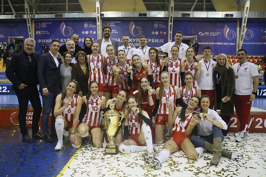 Odbojkašice Crvene zvezde osvojile Kup