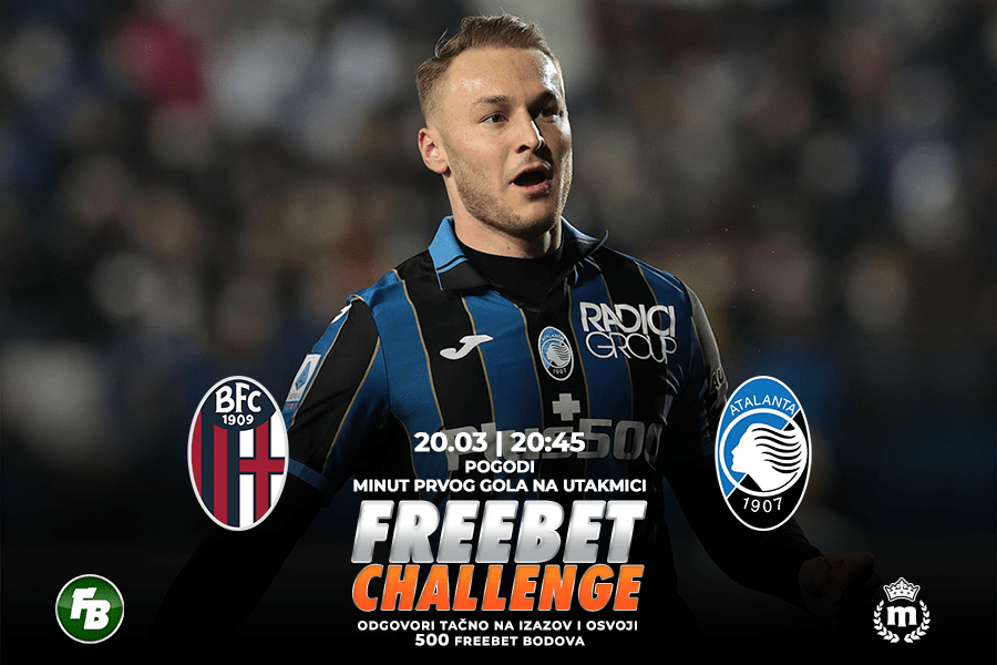 IGRE Pogodi minut prvog gola na meču Bolonja – Atalanta