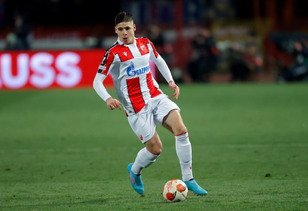 BAŠ SE NAČEKAO Jedan od najskupljih mladih igrača Zvezde postigao prvi gol u Austriji