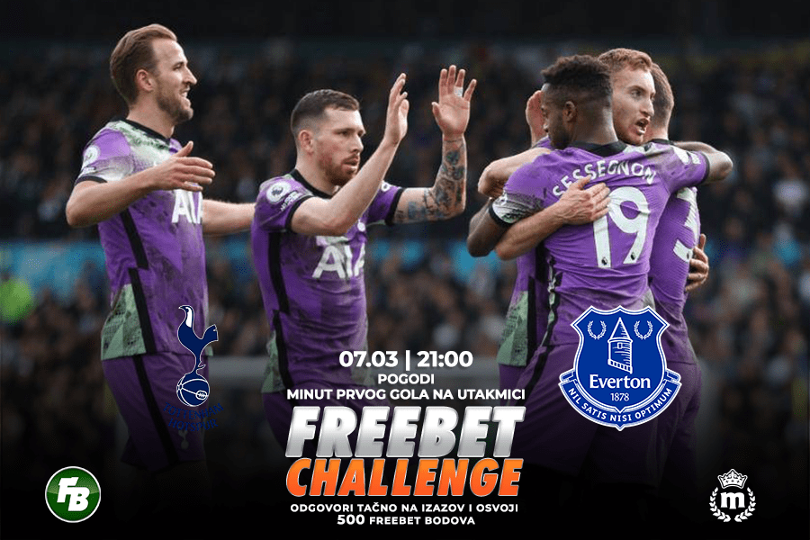 IGRE Pogodi minut prvog gola na meču Totenhem – Everton