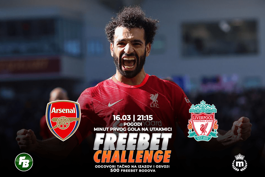 IGRE Pogodi minut prvog gola na meču Arsenal – Liverpul