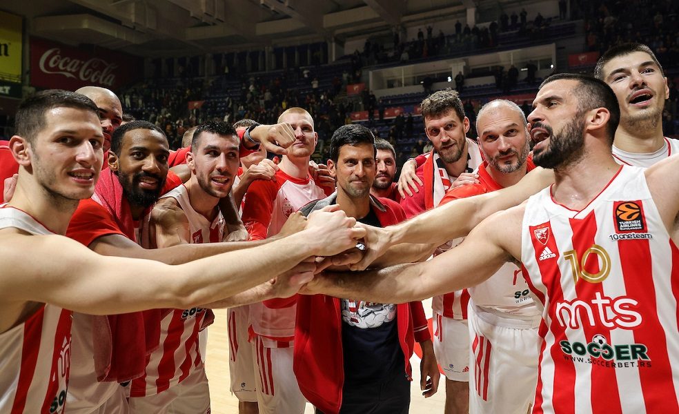 ZA SUZE „DELIJA“ Nole emotivno čestitao pobedu košarkašima Crvene zvezde (VIDEO)