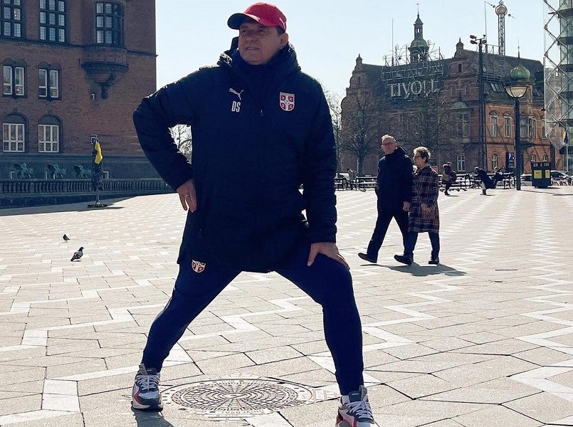Srpski fudbaleri vežbali u centru Kopenhagena, poznato ko im sudi u utorak (VIDEO)