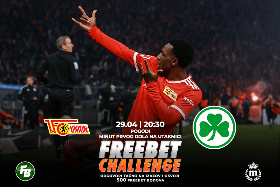 IGRE Pogodi minut prvog gola na meču Union Berlin – Grojter Firt