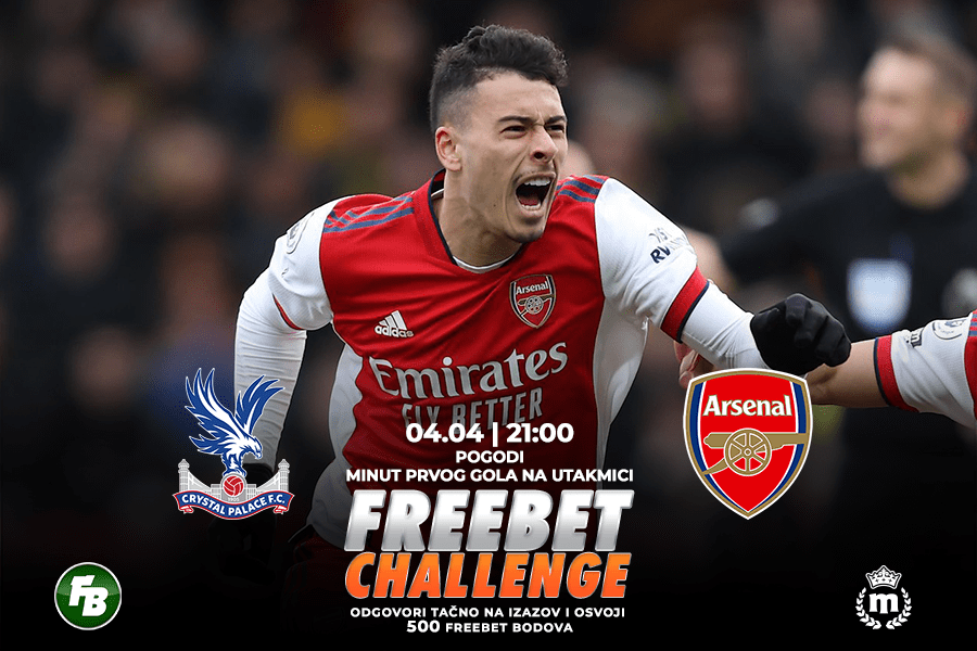 IGRE Pogodi minut prvog gola na meču Kristal palas – Arsenal
