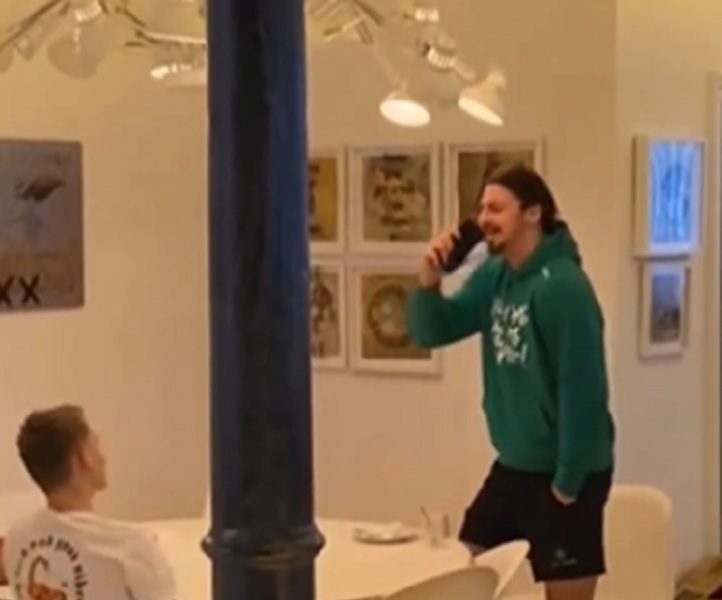 VOLI ČOVEK NARODNJAKE Ibrahimović ponovo igra uz srpski hit! (VIDEO)