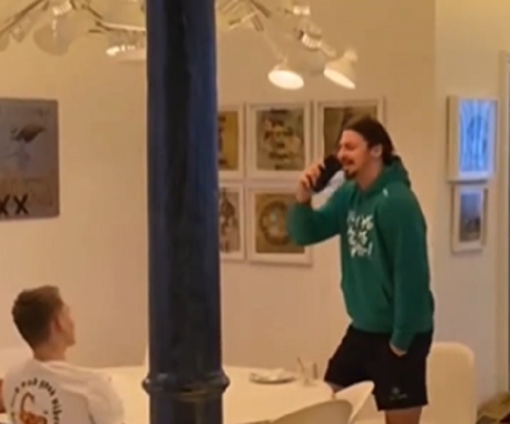 VOLI ČOVEK NARODNJAKE Ibrahimović ponovo igra uz srpski hit! (VIDEO)