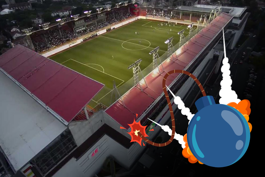 Postavljena bomba u TC „Krov“? Ne zna se da li će da se odigra meč Voždovac – Partizan!