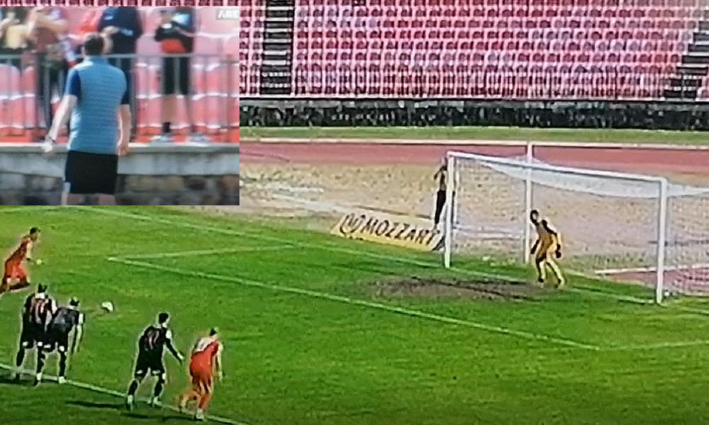 NEKADA SU GA ZVALI SUBOTIČKI RONALDO Bivši napadač Zvezde lansirao loptu preko zidina „Čika Dače“, Lalatović u neverici (VIDEO)