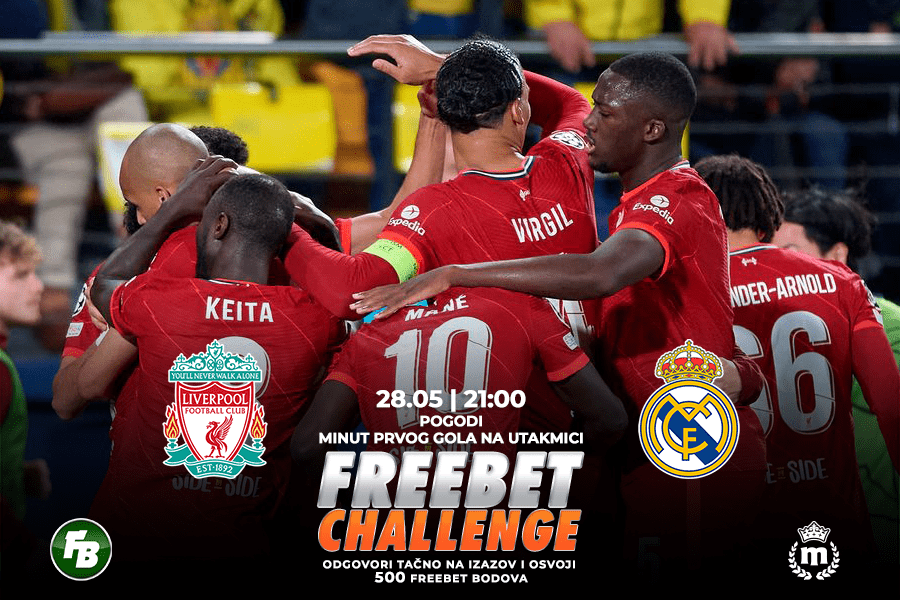IGRE Pogodi minut prvog gola na meču Liverpul – Real Madrid