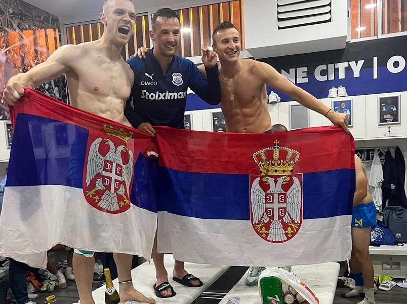 SLAVILO SE UZ NAŠU TROBOJKU Srpski trio osvojio titulu na Kipru (FOTO)