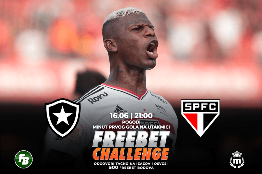 IGRE Pogodi minut prvog gola na meču Botafogo RJ – Sao Paulo