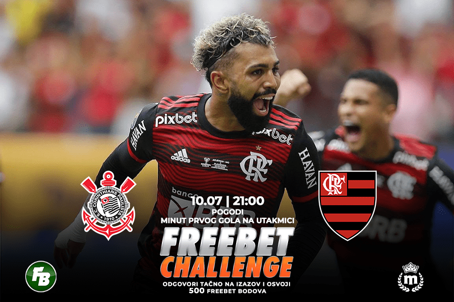IGRE Pogodi minut prvog gola na meču Korintijans – Flamengo