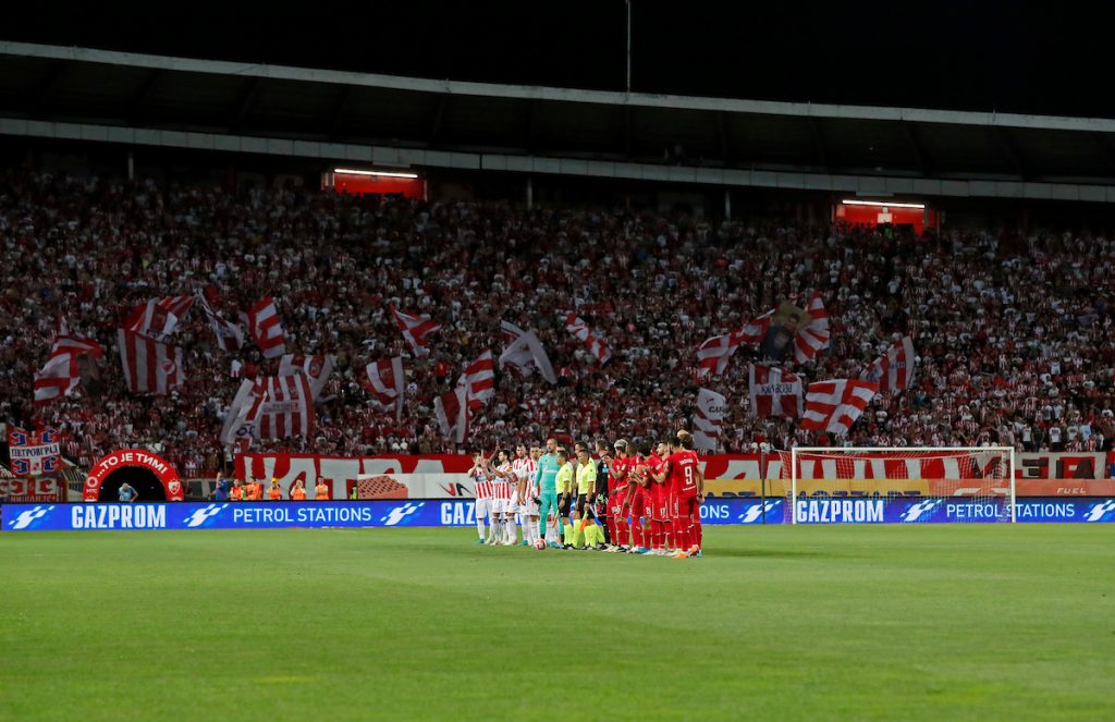 PODRŠKA „Delije“ uz Zvezdu na stadionu u Jerevanu