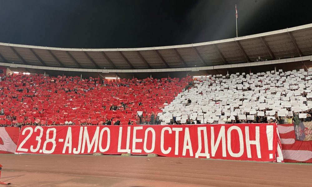 „CRNE OVCE“ NA „MARAKANI“ Navijači besni zbog nepoštovanja inicijative (FOTO)