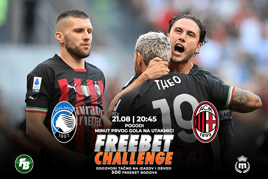 IGRE Pogodi minut prvog gola na meču Atalanta – Milan