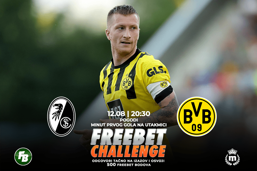 IGRE Pogodi minut prvog gola na meču Frajburg – Dortmund