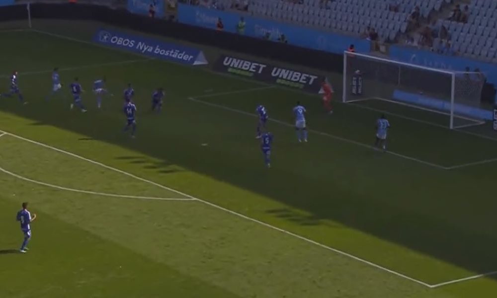 SEVNULA DESNICA Birmančević zatresao mrežu i najavio pobedu Malmea (VIDEO)