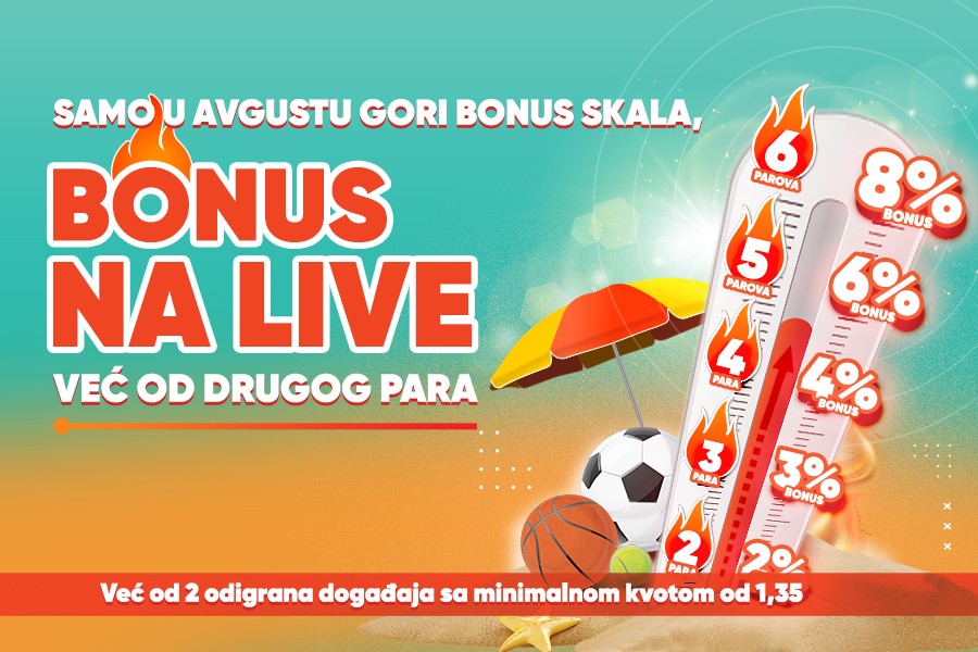 BONUS SKALA GORI Jedino u MaxBetu – bonus na live tiketu!