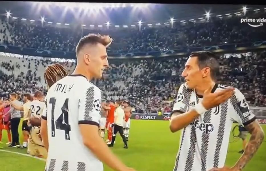 HAOS U JUVENTUSU Di Marija i Milik u čudu! Fudbalerima nejasne Alegrijeve odluke (VIDEO)