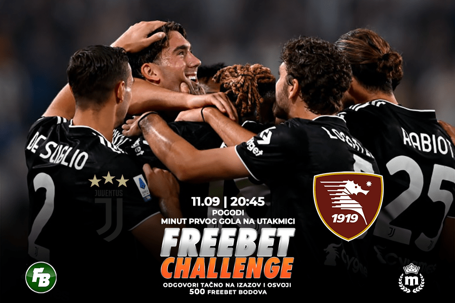 IGRE Pogodi minut prvog gola na meču Juventus – Salernitana