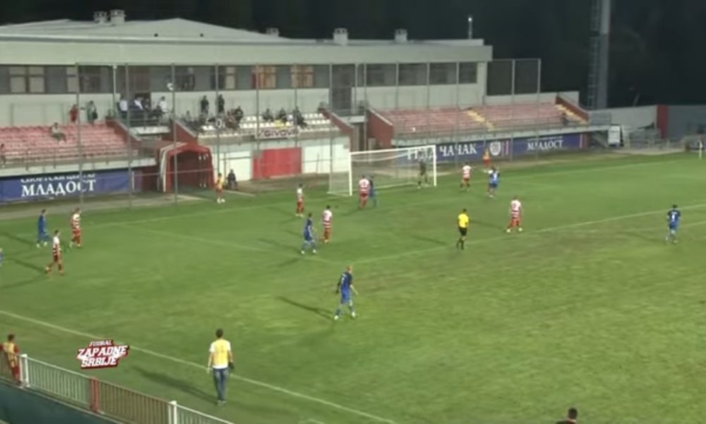 OVAKAV GOL ODAVNO NISTE VIDELI Derbi kola Srpske lige Zapad u Čačku obeležio i nesvakidašnji pogodak (VIDEO)