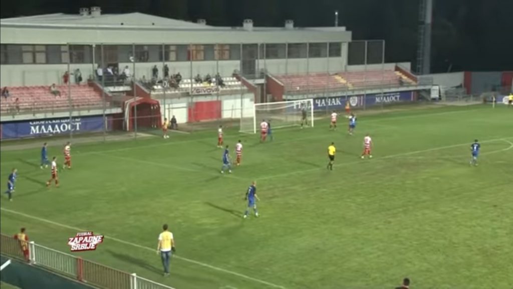 OVAKAV GOL ODAVNO NISTE VIDELI Derbi kola Srpske lige Zapad u Čačku obeležio i nesvakidašnji pogodak (VIDEO)