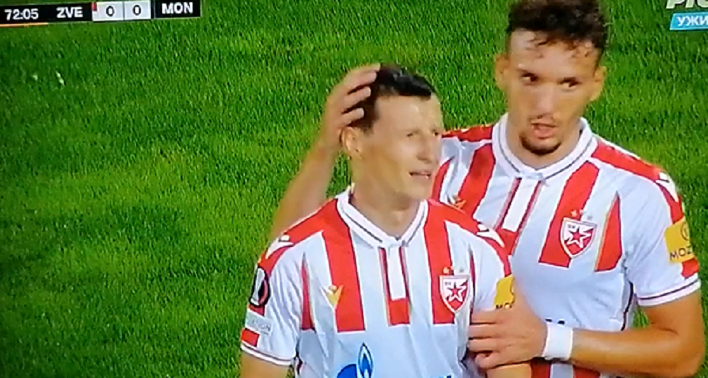 PENAL Zvezda gubi 1:0, zvižduci Srniću kada je izlazio iz igre (VIDEO)