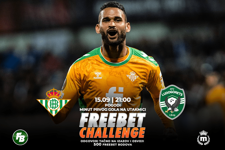 IGRE Pogodi minut prvog gola na meču Betis – Ludogorec