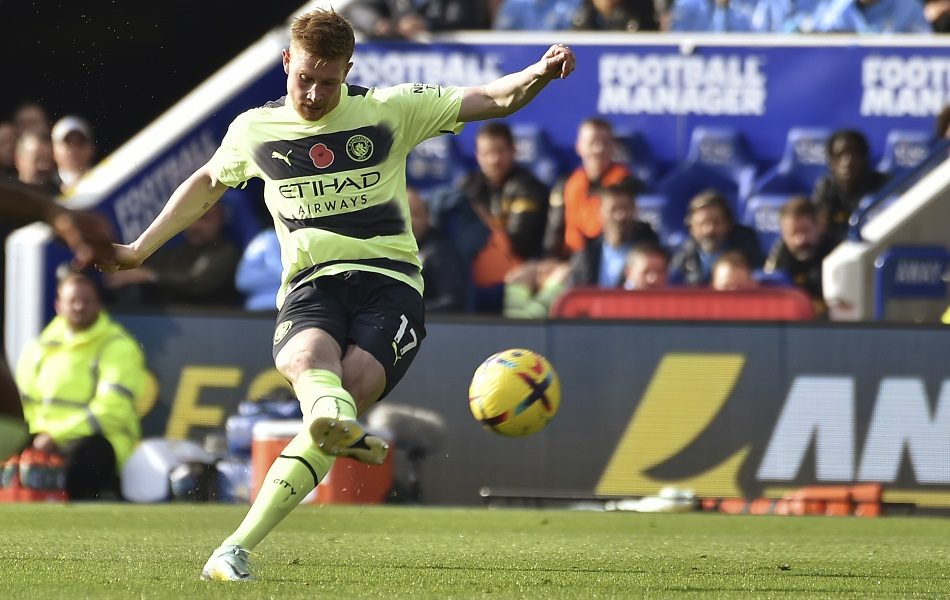 PREMIJER LIGA Evrogol De Brujnea za pobedu Sitija bez Halanda u timu (VIDEO)