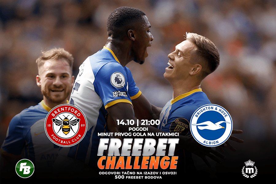 IGRE Pogodi minut prvog gola na meču Brentford – Brajton