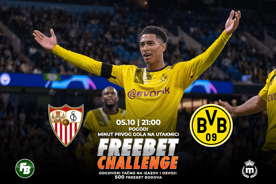 IGRE Pogodi minut prvog gola na meču Sevilja – Dortmund