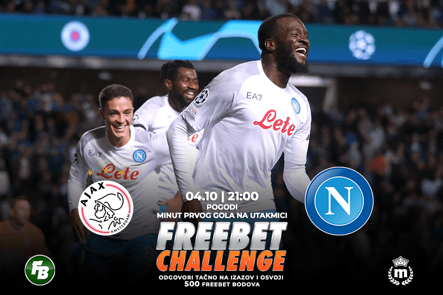 IGRE Pogodi minut prvog gola na meču Ajaks – Napoli