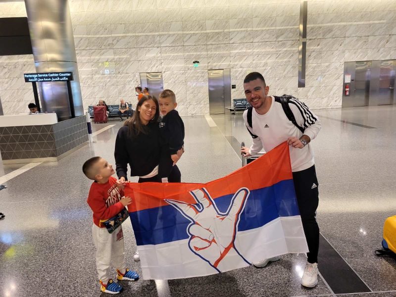 ODMOR KOD OCA Bivši igrač Čukaričkog bodri Srbiju u Kataru