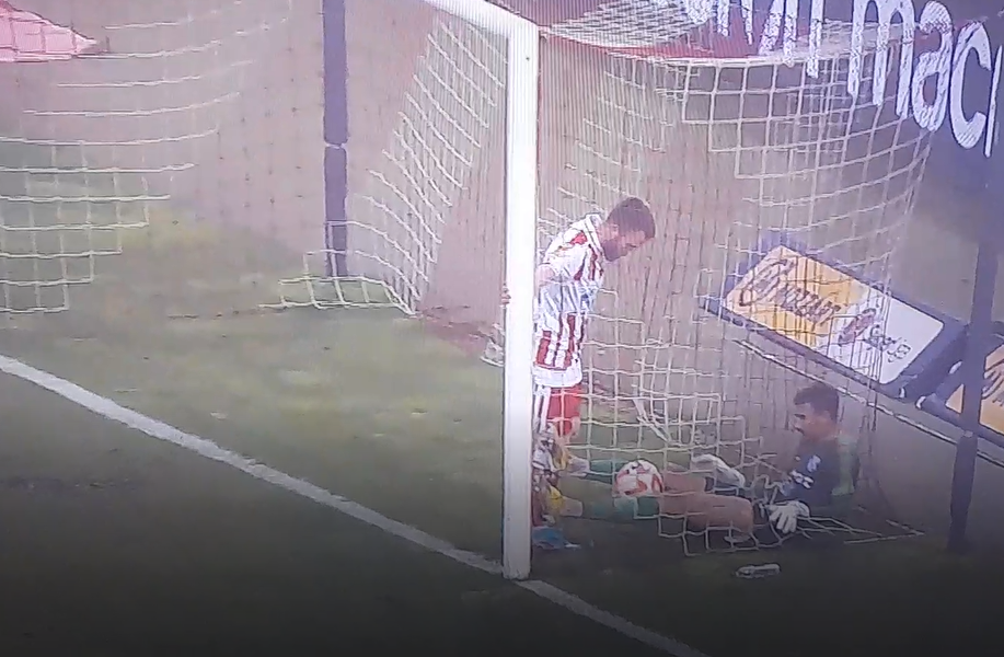 Zvezdi poništen pogodak zbog ofsajda, pa pogođena stativa, na kraju Katai ušao s loptom u gol! (VIDEO)