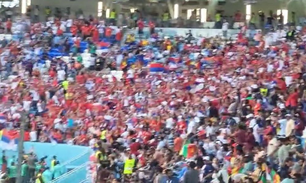 Srpski navijači u delirijumu uz „Mitro’s on fire“ (VIDEO)