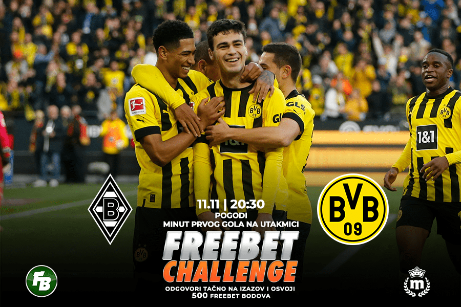 IGRE Pogodi minut prvog gola na meču Menhengladbah – Dortmund