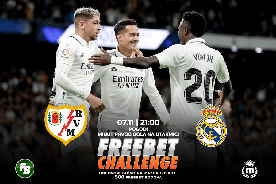 IGRE Pogodi minut prvi gol na meču Rajo Valjekano – Real Madrid