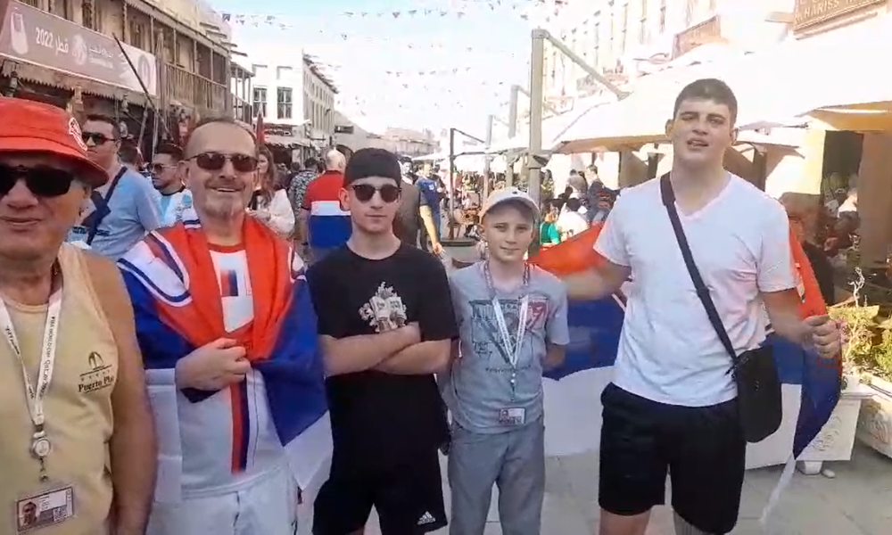 Srbi sa svih meridijana došli u Katar i očekuju plasman „orlova“ u finale Mundijala (VIDEO)