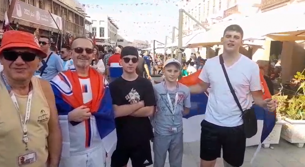 Srbi sa svih meridijana došli u Katar i očekuju plasman „orlova“ u finale Mundijala (VIDEO)