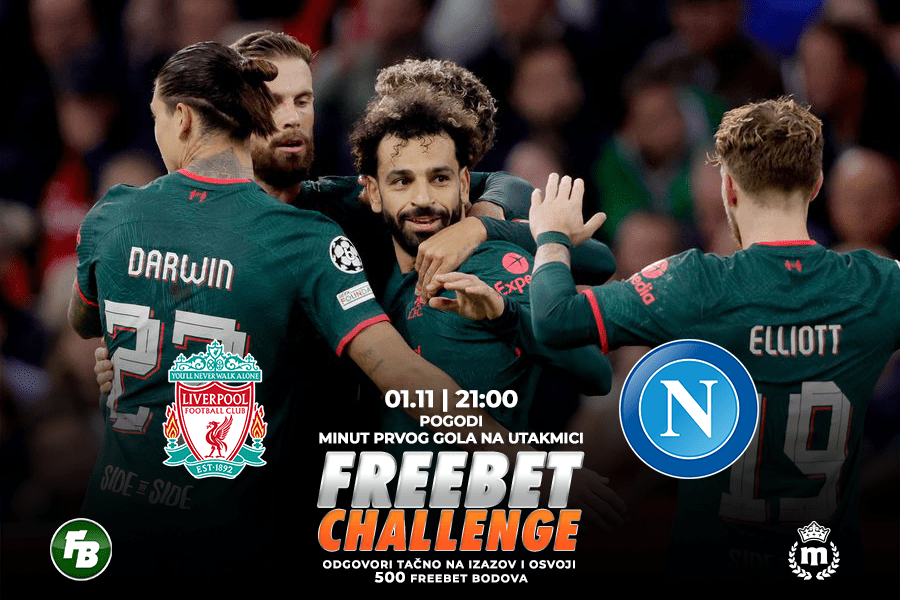 IGRE Pogodi minut prvog gola na meču Liverpul – Napoli