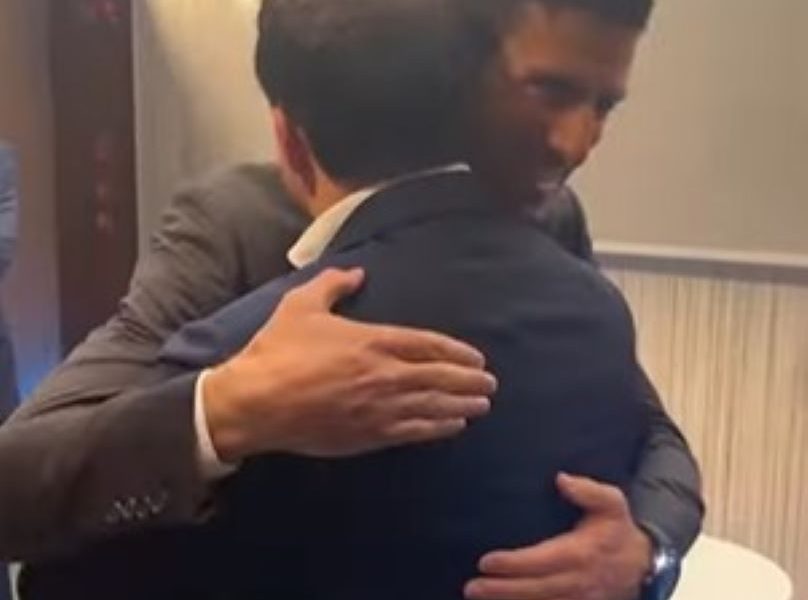 NAJBOLJI UZ NAJBOLJE Đoković se sreo sa legendom svetskog fudbala (VIDEO)