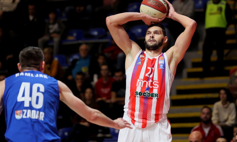 ŠTA SE DEŠAVA? Zvezda gubi od Zadra posle prve četvrtine, prvih sedam minuta šutirala isključivo trojke!