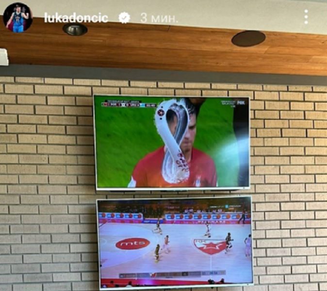 MOŽE I JEDNO I DRUGO Pogledajte kako je NBA zvezda gledala fudbal iz Katara i košarku iz „Pionira“